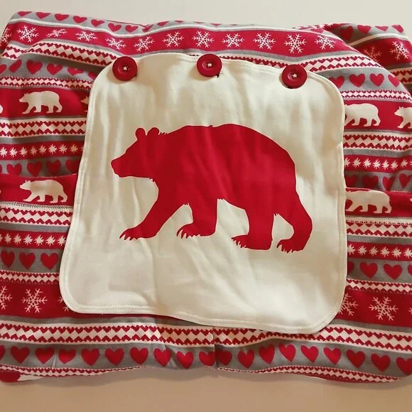 NWT Hatley Fair Isle Bear & Moose Family Union Sleepwear XL NWT - Picture 4 of 9